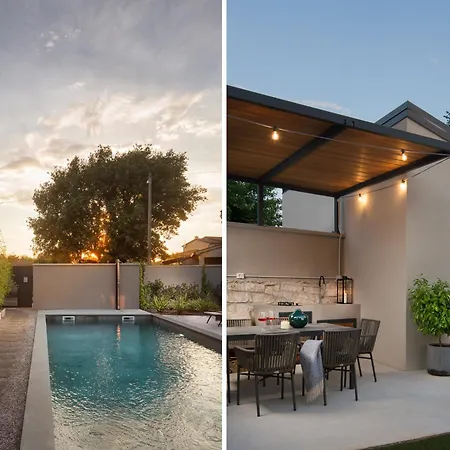 Villa Modern Bino&marija With Pool In Porec Kirmenjak